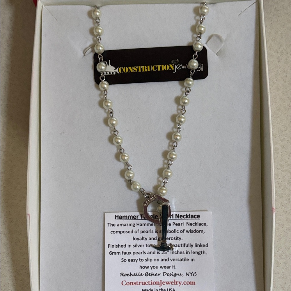 Silver Pearl Necklace